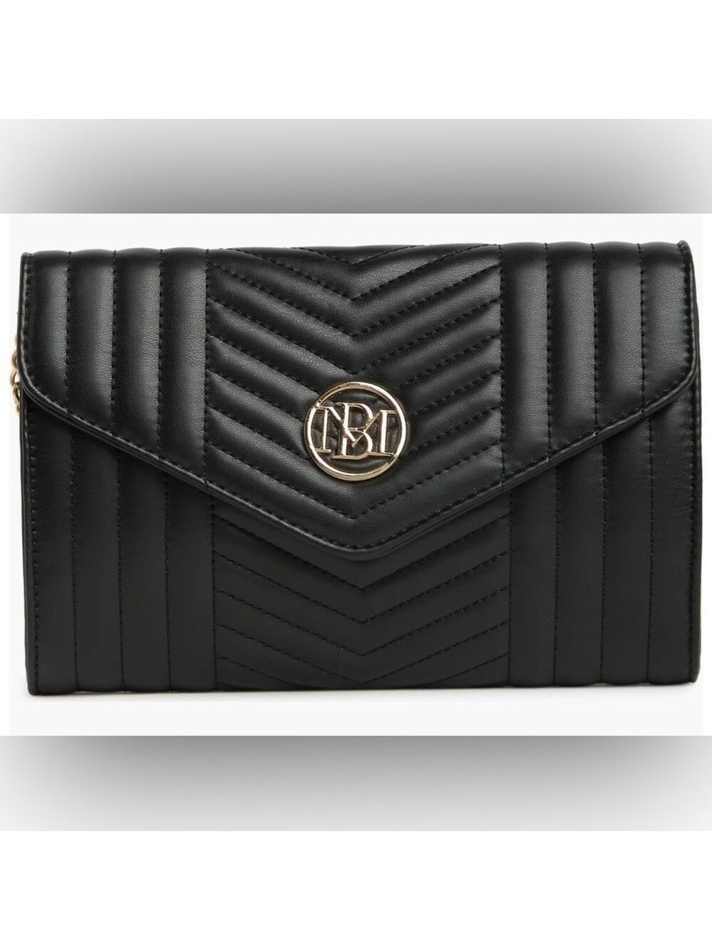 Badgley Mischka Chevron Quilted Crossbody NWT